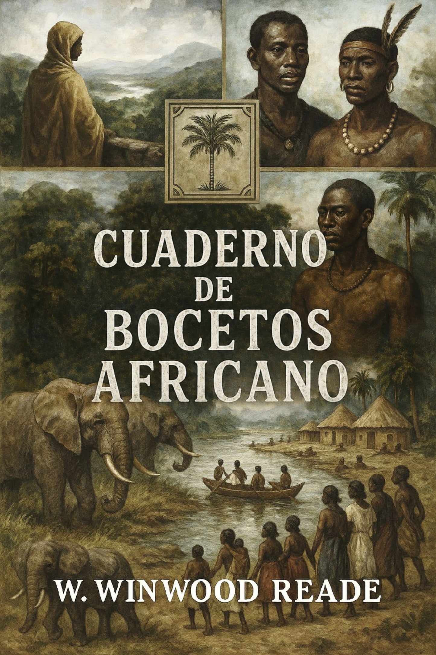 Book cover of 'Cuaderno de bocetos africano'