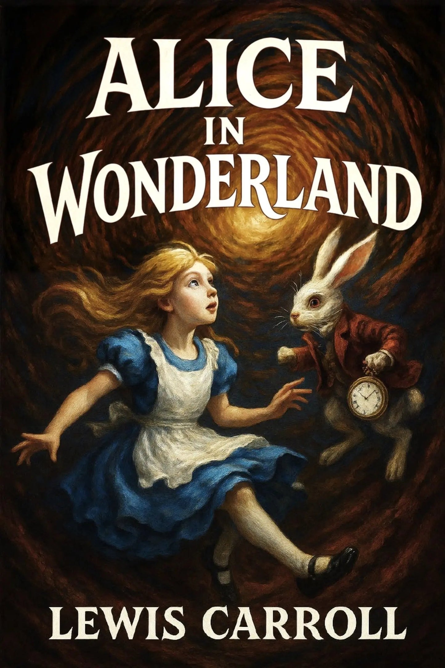 Book cover of 'Alice in Wonderland'