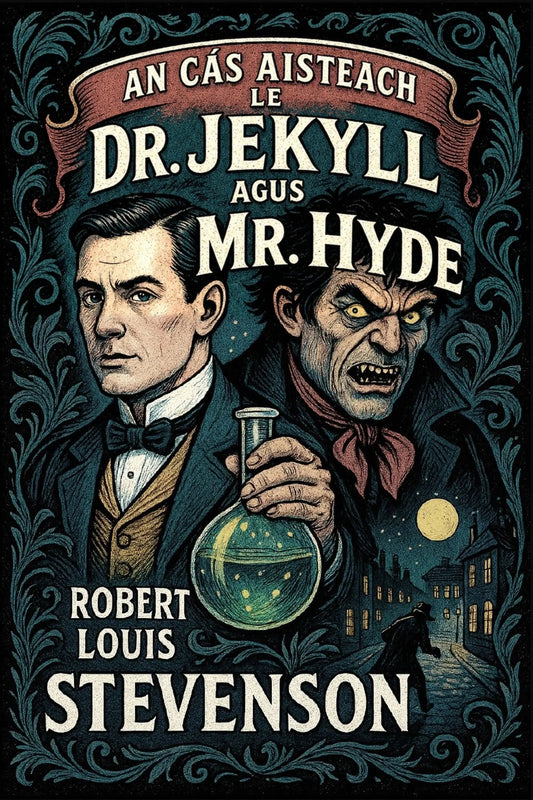 Book cover of 'An Cás Aisteach le Dr. Jekyll agus Mr. Hyde'