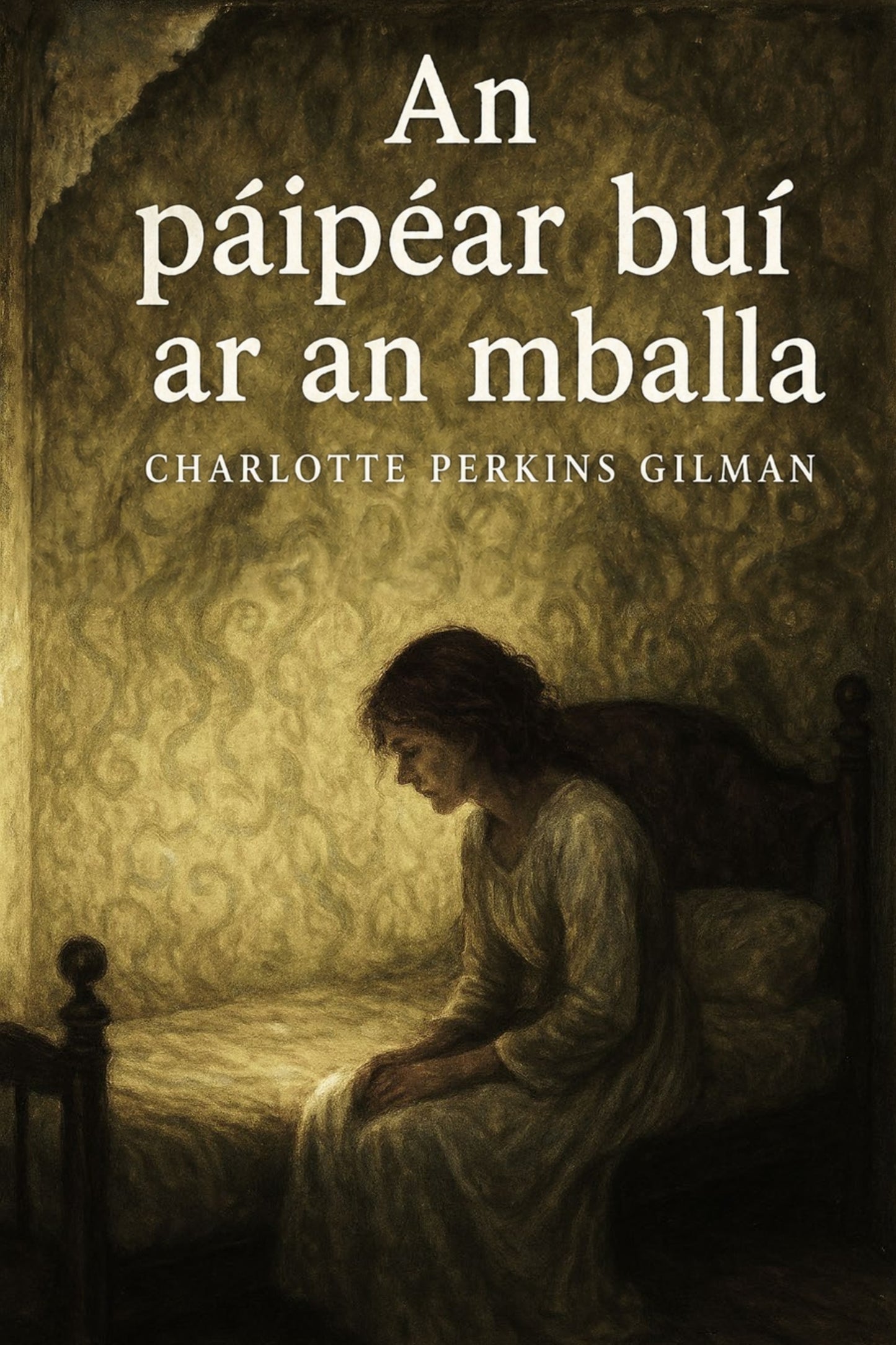 Book cover of 'An páipéar buí ar an mballa'