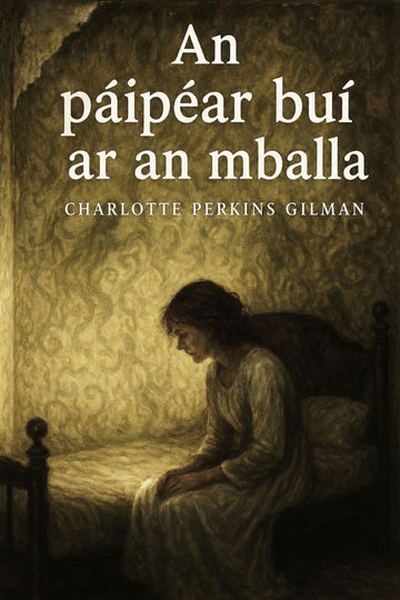 Book cover of 'An páipéar buí ar an mballa'