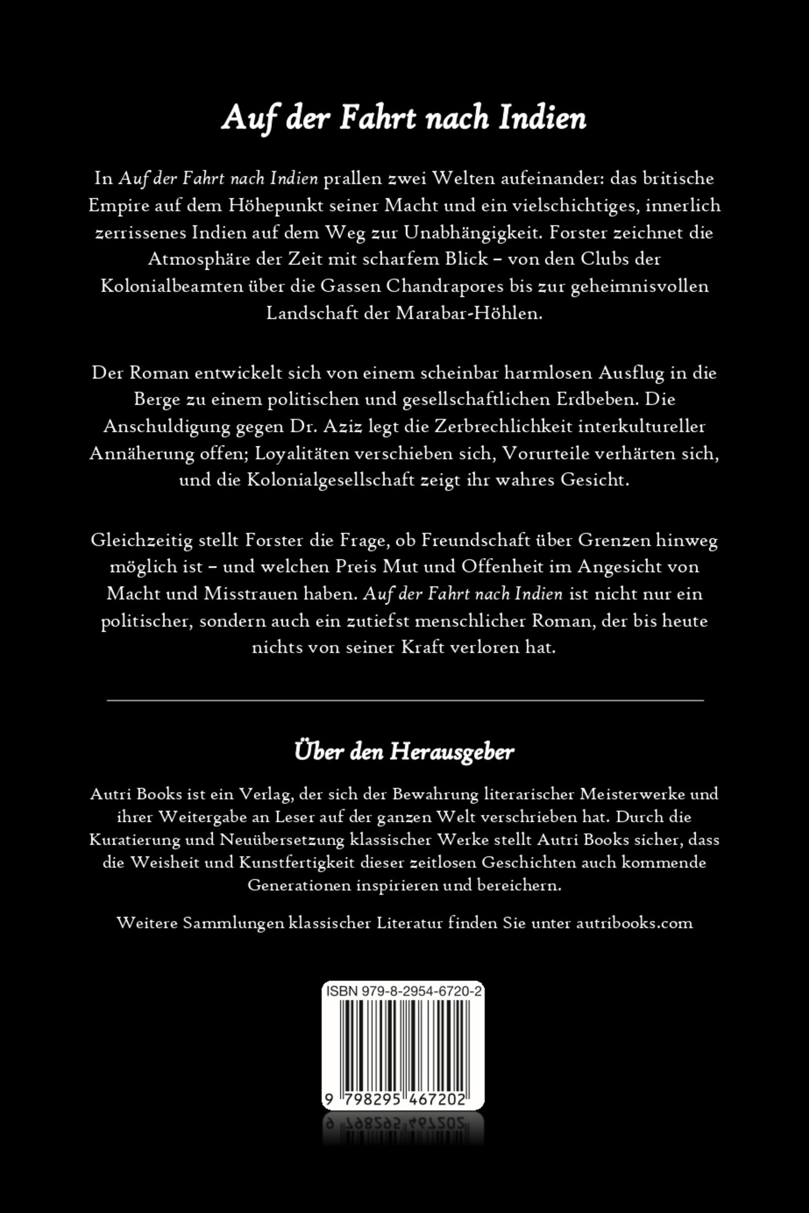 Back cover of a book with text and a barcode