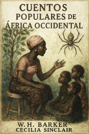 Book cover of 'Cuentos populares de África Occidental' by W.H. Barker and Cecilia Sinclair