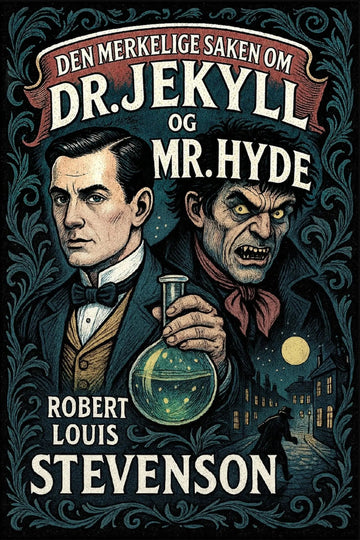 Book cover of 'Den merkelige saken om Dr. Jekyll og Mr. Hyde'