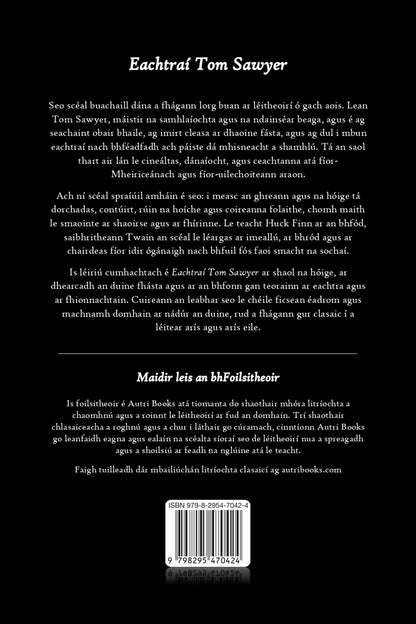 Back cover of a book with text and a barcode on a black background