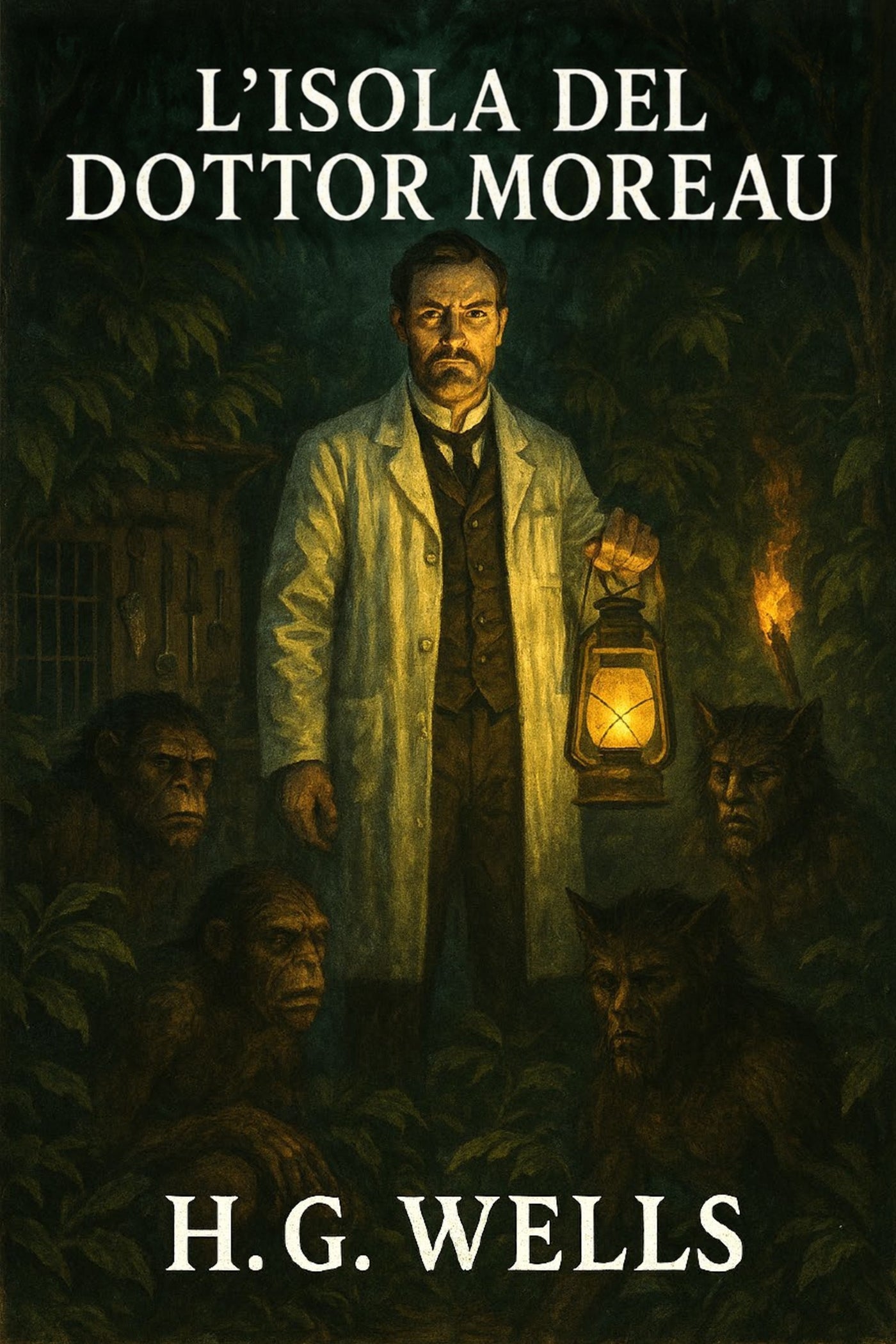 Book cover of L’Isola del Dottor Moreau'