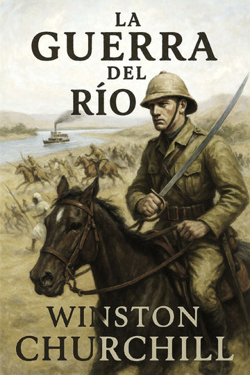 Book cover of 'La guerra del río' by Winston Churchill