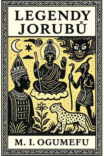 Book cover for 'Legendy Jorubů' by M. I. Ogumefu