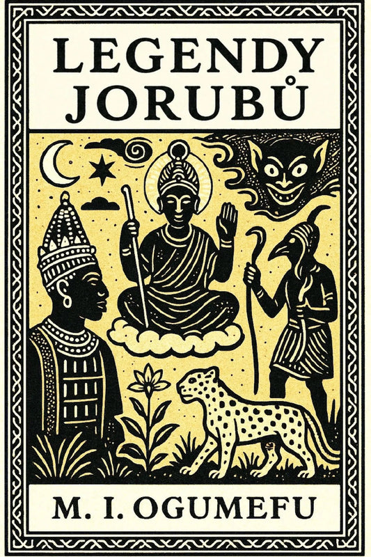 Book cover for 'Legendy Jorubů' by M. I. Ogumefu