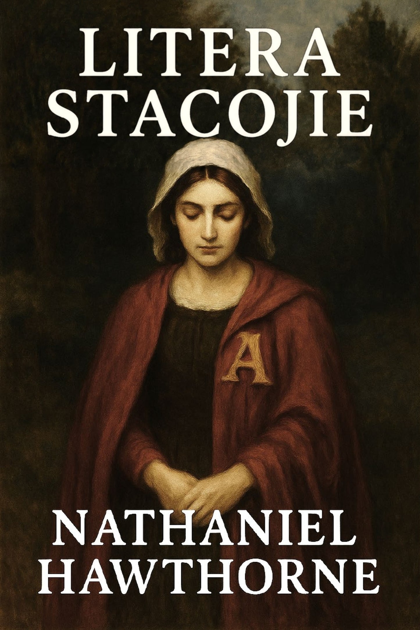 Book cover of 'Litera stacojie'