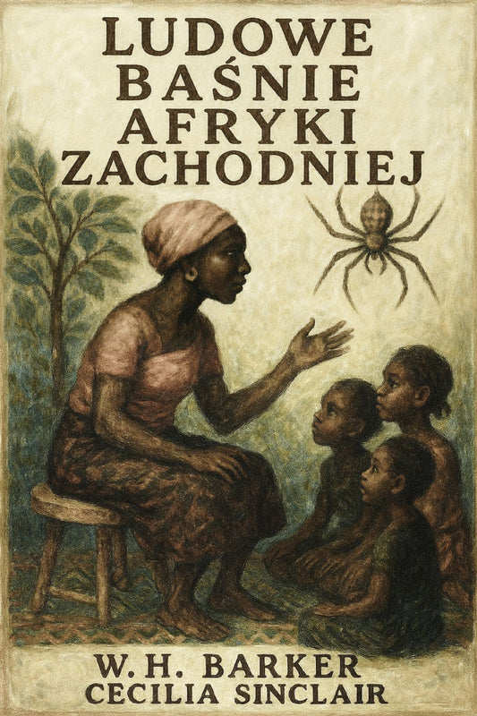 Book cover of 'Ludowe baśnie Afryki Zachodniej' by W.H.