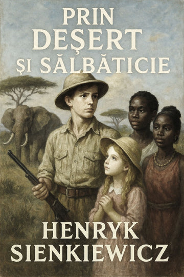 Book cover of 'Prin deșert și sălbăticie'