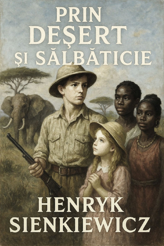 Book cover of 'Prin deșert și sălbăticie'