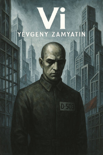 Book cover illustration of 'Vi' by Yevgeny Zamyatin