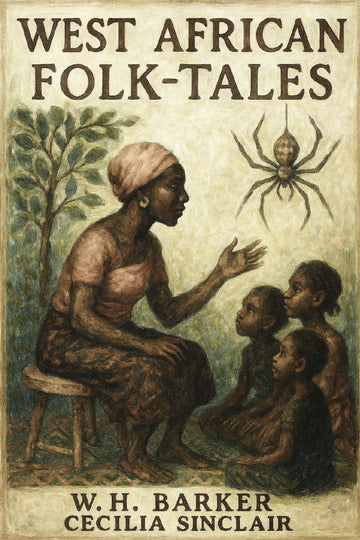 Book cover of 'West African Folk-Tales' by W.H.