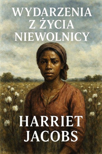 Book cover of 'Wydarzenia z życia niewolnicy' by Harriet Jacobs with a woman in a field.