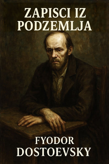 Book cover of 'Zapisci iz podzemlja' by Fyodor Dostoevsky featuring a portrait of an elderly man.