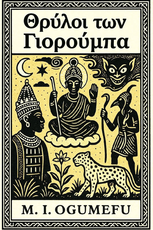 Book cover for 'Θρύλοι των Γιορούμπα' by M. I. Ogumefu