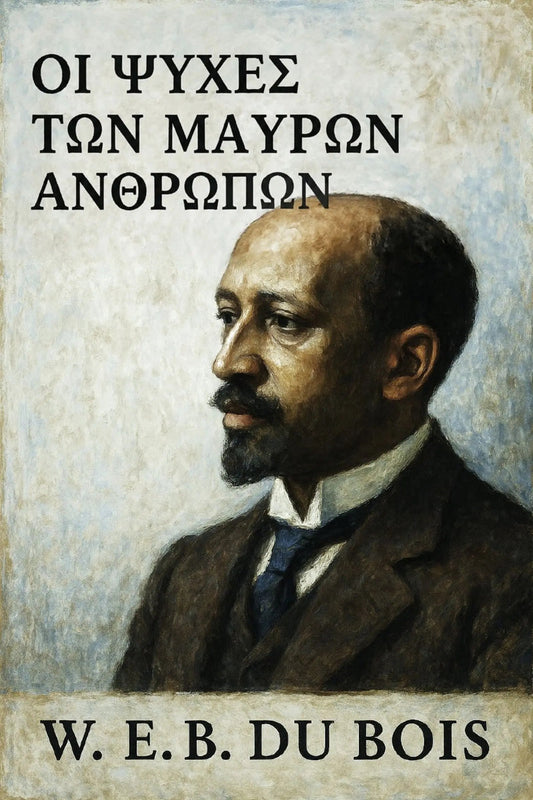Book cover for 'Οι Ψυχές των Μαύρων Ανθρώπων' by W. E. B. Du Bois